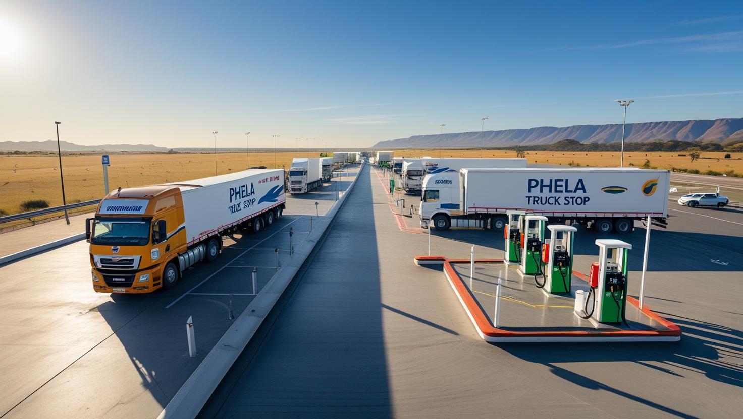 Phela Energies N3 Truck Stop Exterior