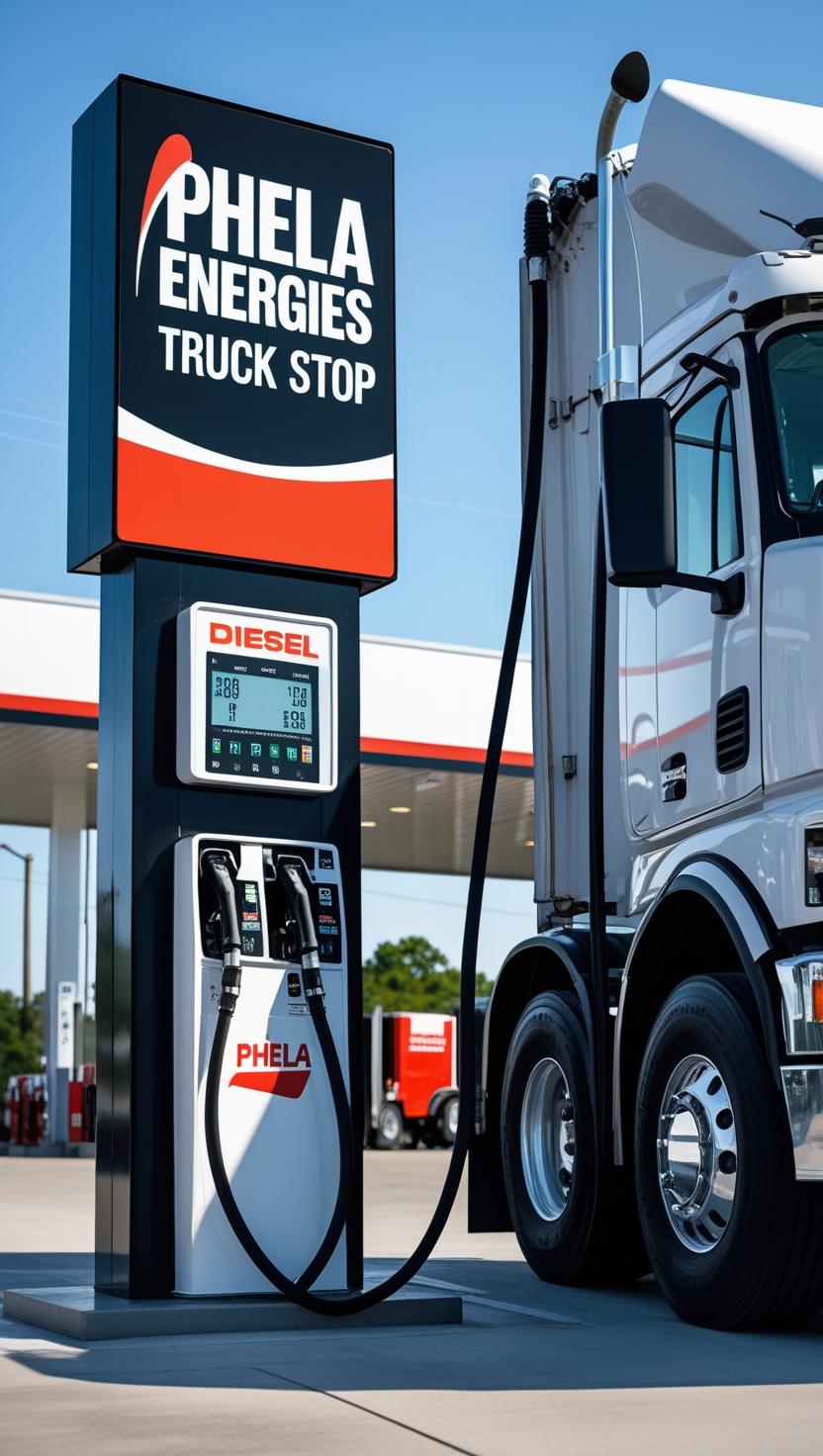 Phela Energies N3 Truck Stop Signage